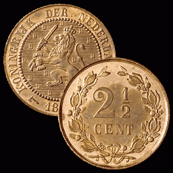 2 1/2 Cent 1877/77